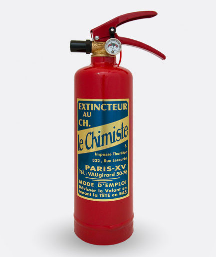 Le Chimiste Fire Extinguisher Sticker