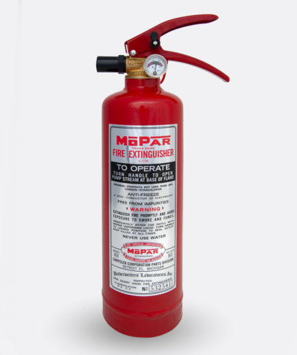 Mopar L-178 Fire Extinguisher Sticker