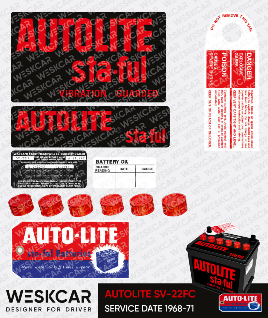 Autolite Red group 22 battery