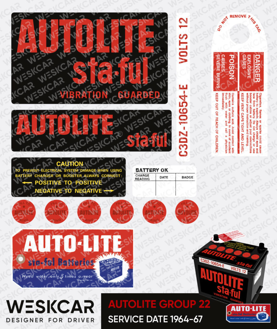 Autolite Red group 22 battery