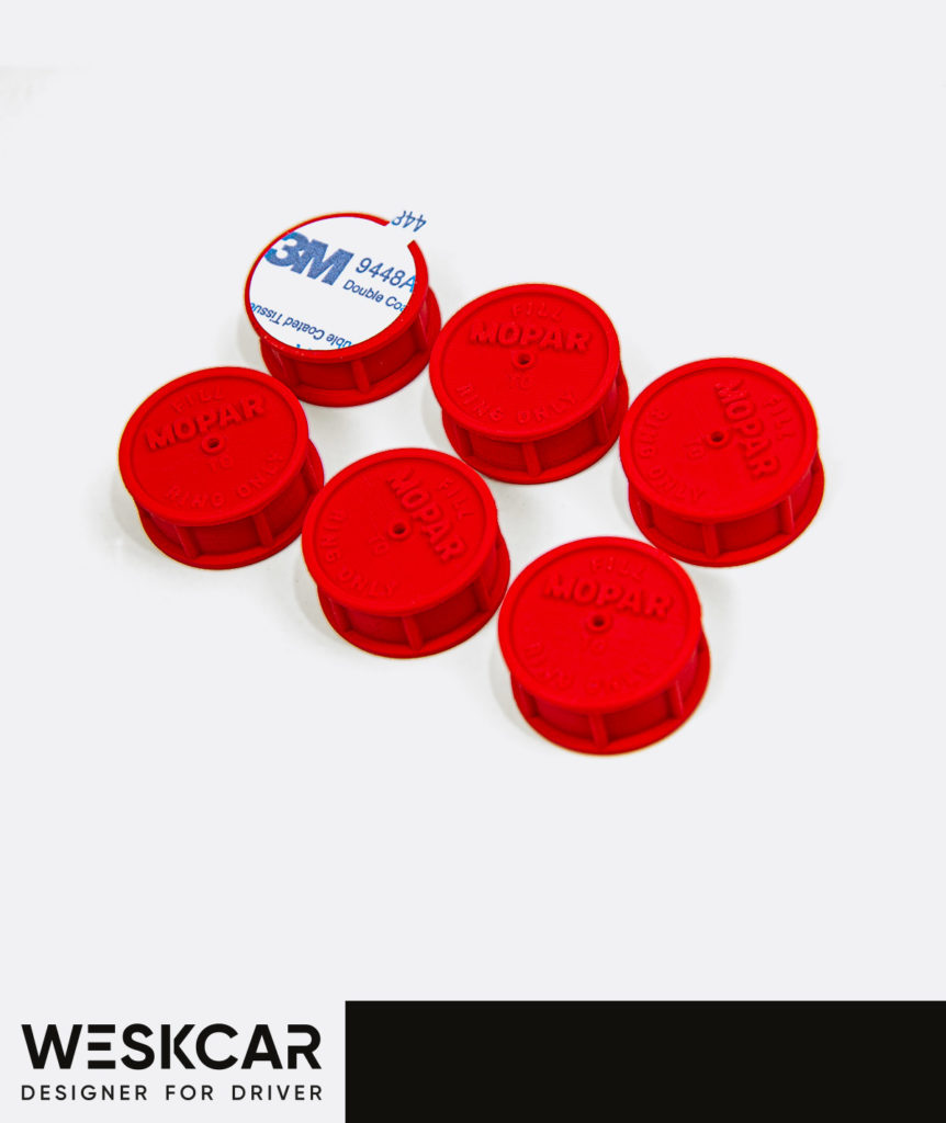 Mopar Battery S27M red (196674) Glue Caps kit WESKCAR