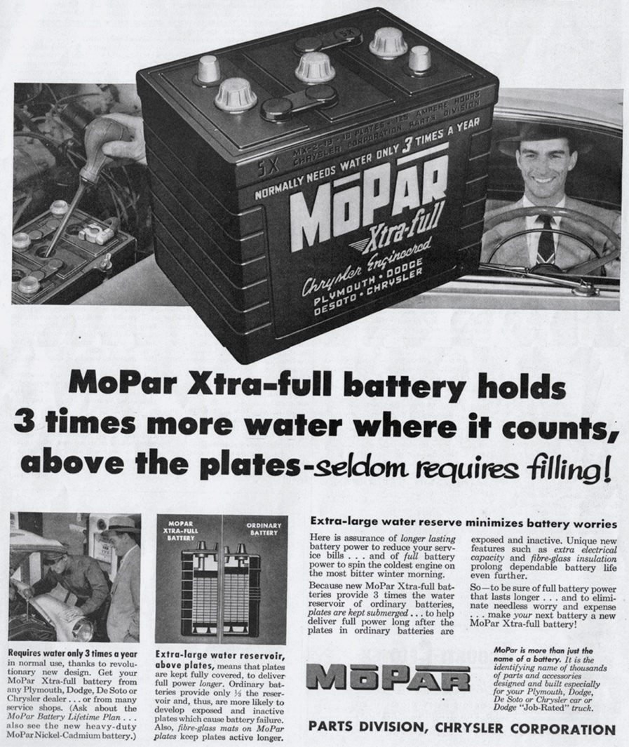 Mopar Xtra-Full Battery ads