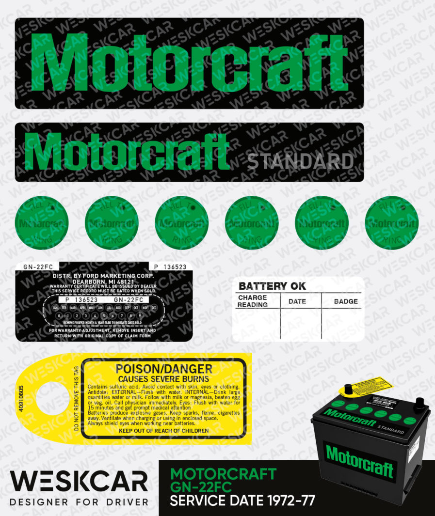 Motorcraft Green group 22 battery