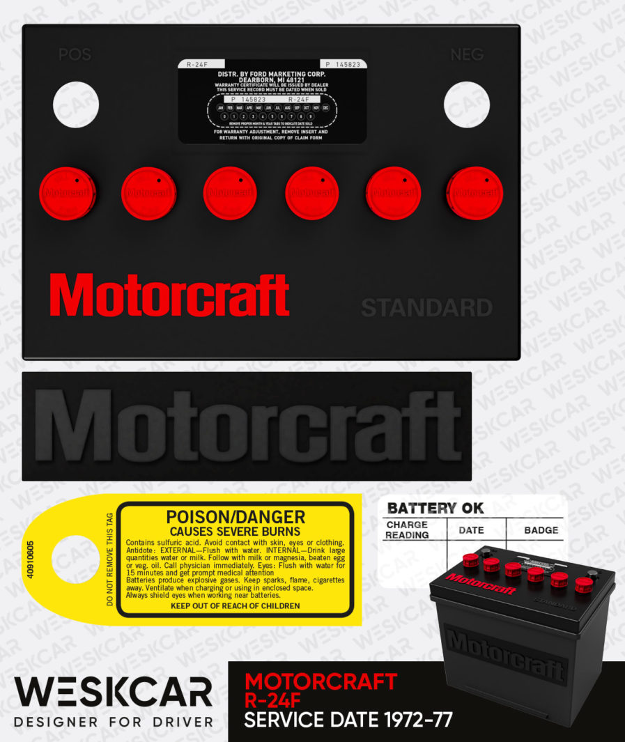 Motorcraft red group 24 battery