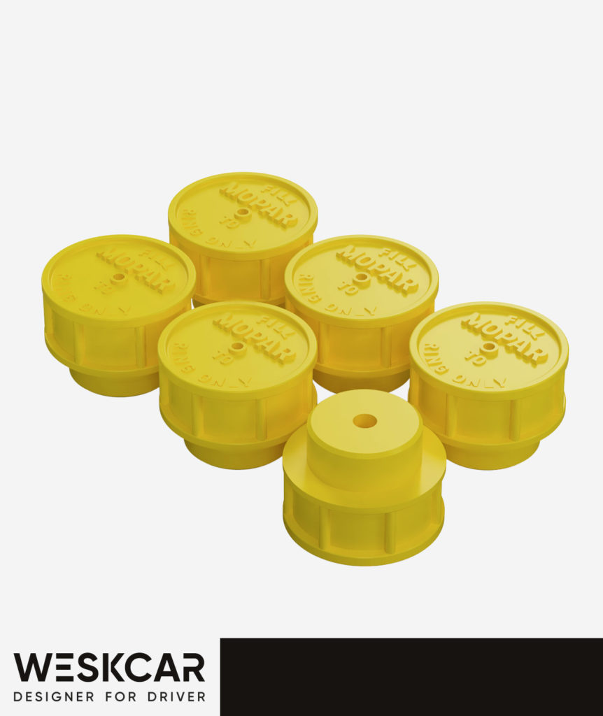 Mopar Battery S24MY yellow (196674) Push in Caps kit WESKCAR