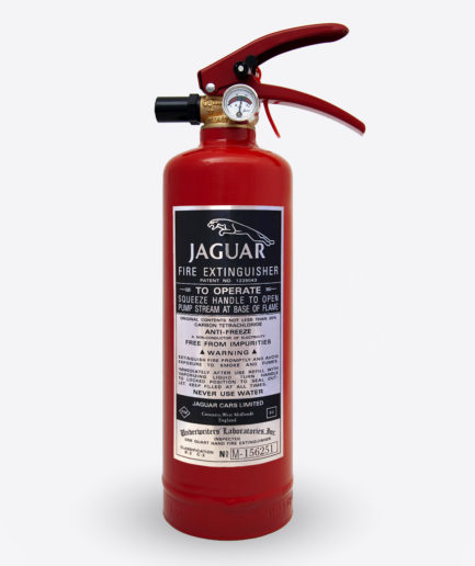 Jaguar Extinguisher sticker