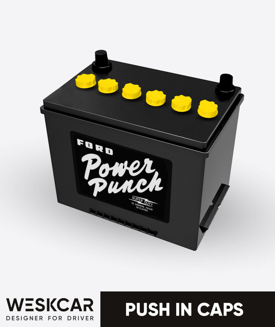 Ford power punch battery yellow